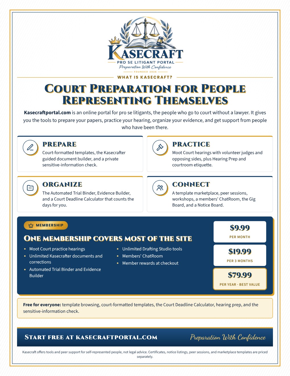 Welcome to Kasecraft flyer preview